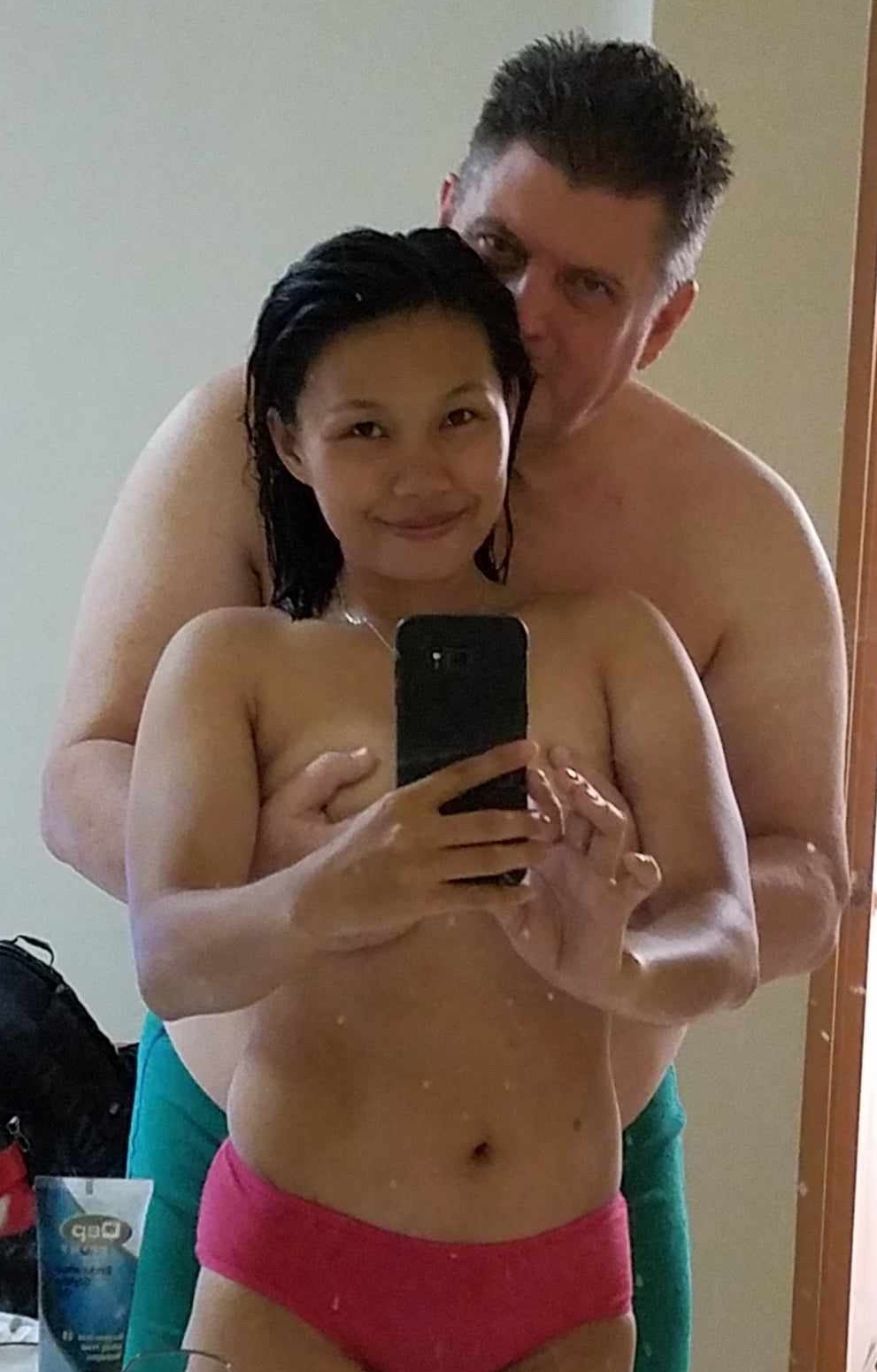 My Ex-Fiancé Holding My Tits